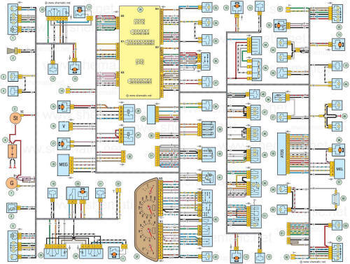 Электрическая схема ваз 2123 шевроле нива