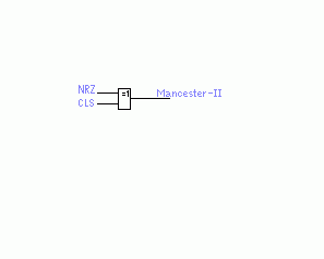 Схема шифратора кода Manshecter - II  